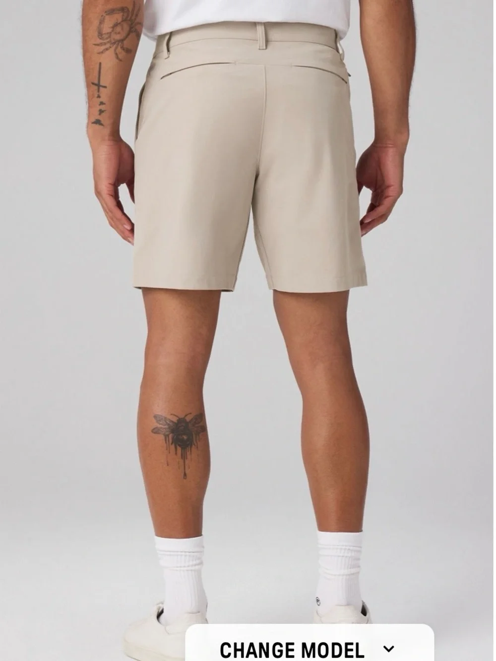 Men’s Fabletics The Don Shorts 8” Khaki